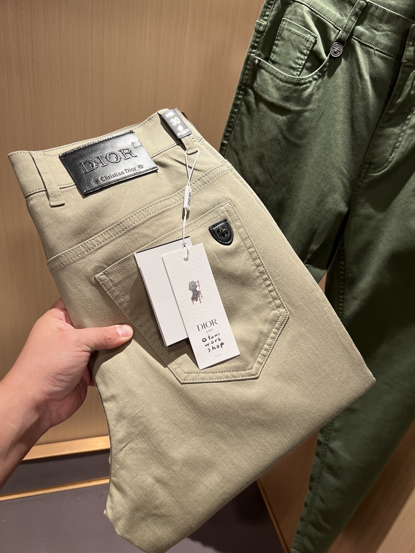Dior Clothing Pants & Trousers Men Cotton Spring/Summer Collection Fashion Casual