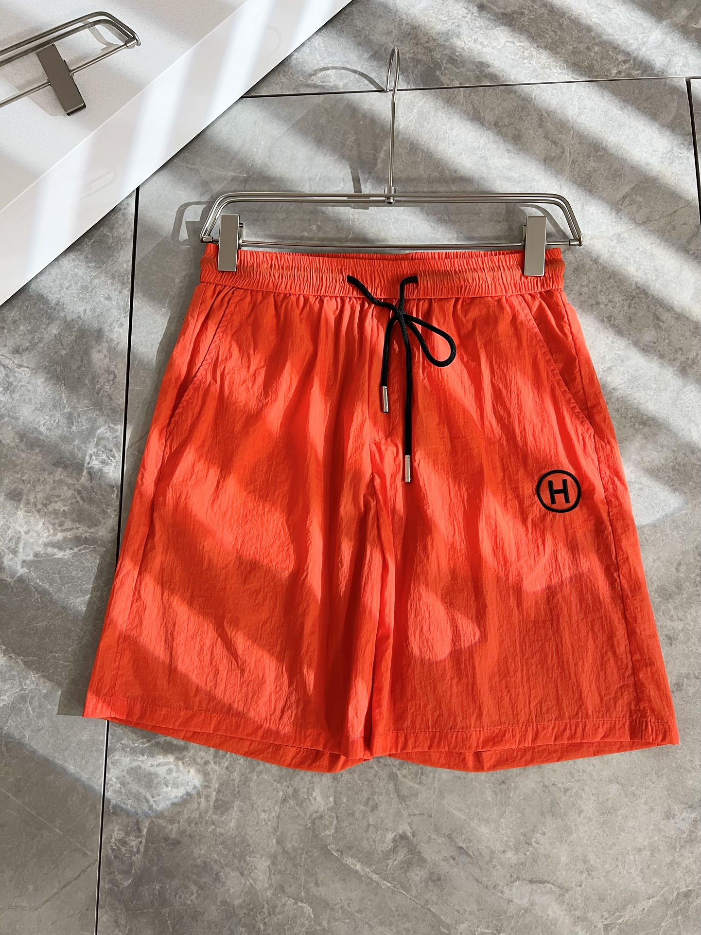 Hermes Clothing Shorts Best Wholesale Replica
 Embroidery Men Spring/Summer Collection Vintage Casual