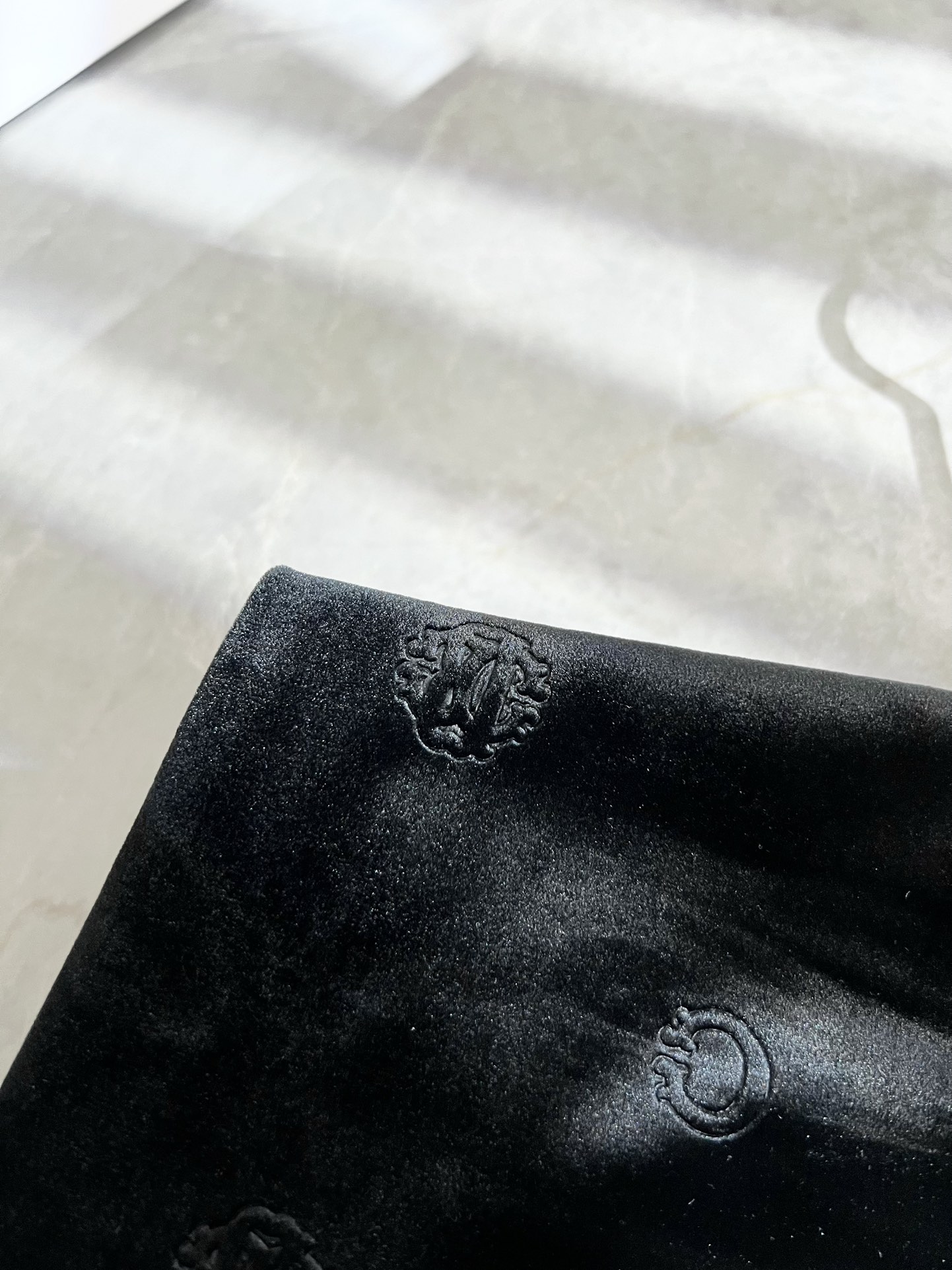 Roberto Cavalli Men's Embossed Logo Velvet T-Shirt - Autumn 2024 9 i1724361348 9228 7