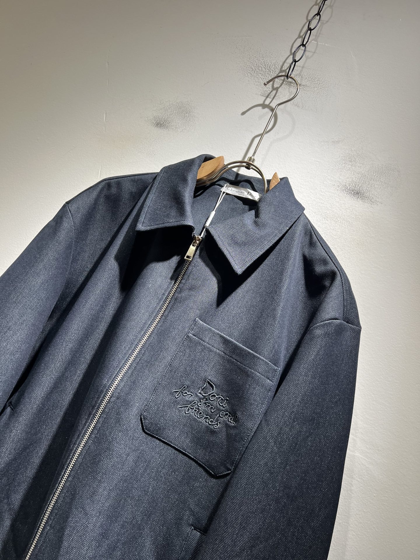 Dio*r迪*奥 2025秋冬男士休闲夹克外套，最新时尚休闲拉链夹克，贸易公司渠道稀出，同步官网发售，男