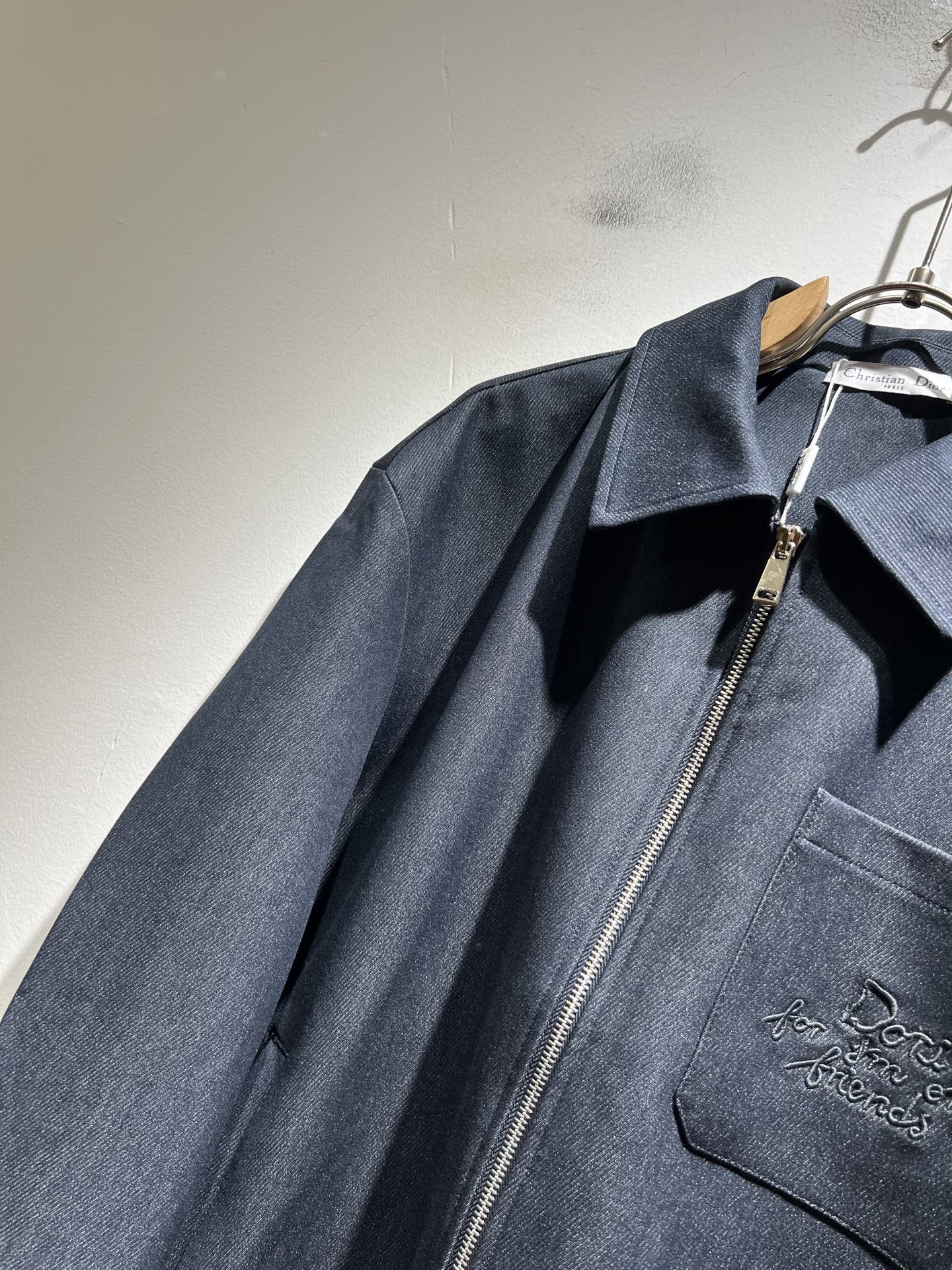 Dio*r迪*奥 2025秋冬男士休闲夹克外套，最新时尚休闲拉链夹克，贸易公司渠道稀出，同步官网发售，男