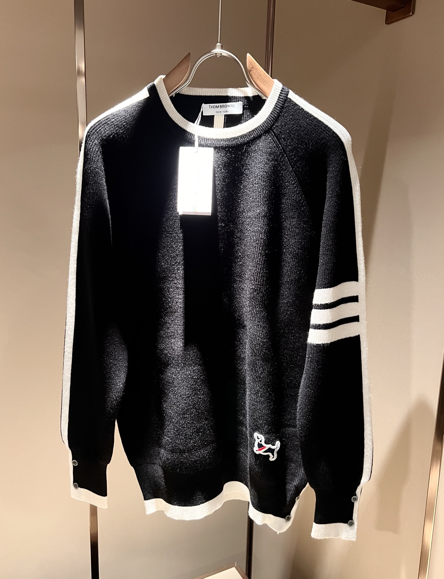 ThomBrow*e汤姆*朗2025秋冬新款男女同款👫针织羊毛衫，今年的专柜新品，男女同款👫超软羊毛面料