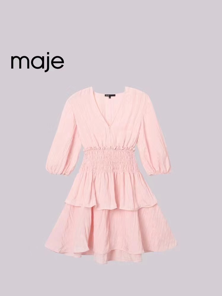 maje层叠蛋糕短裙，太粉嫩了，纯原，34..36..38..40码，大货出