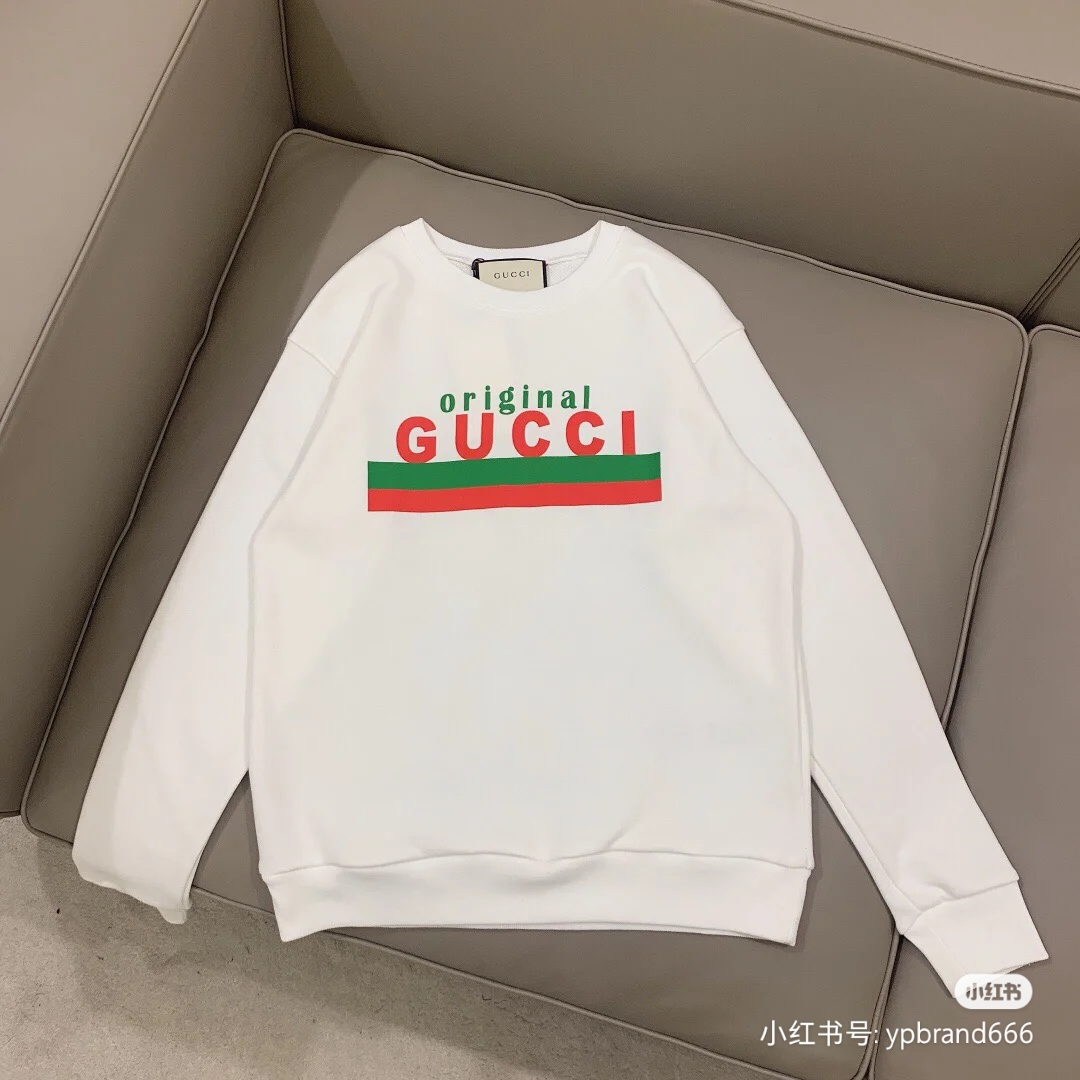 Gucci Clothing Sweatshirts Apricot Color Black Green Red White Printing Unisex Fall/Winter Collection Vintage