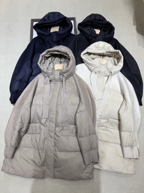 Alpaca Wool Blend Down Coat - Mid-Length Winter Warmth 1 Alpaca Wool Blend Down Coat - Mid-Length Winter Warmth