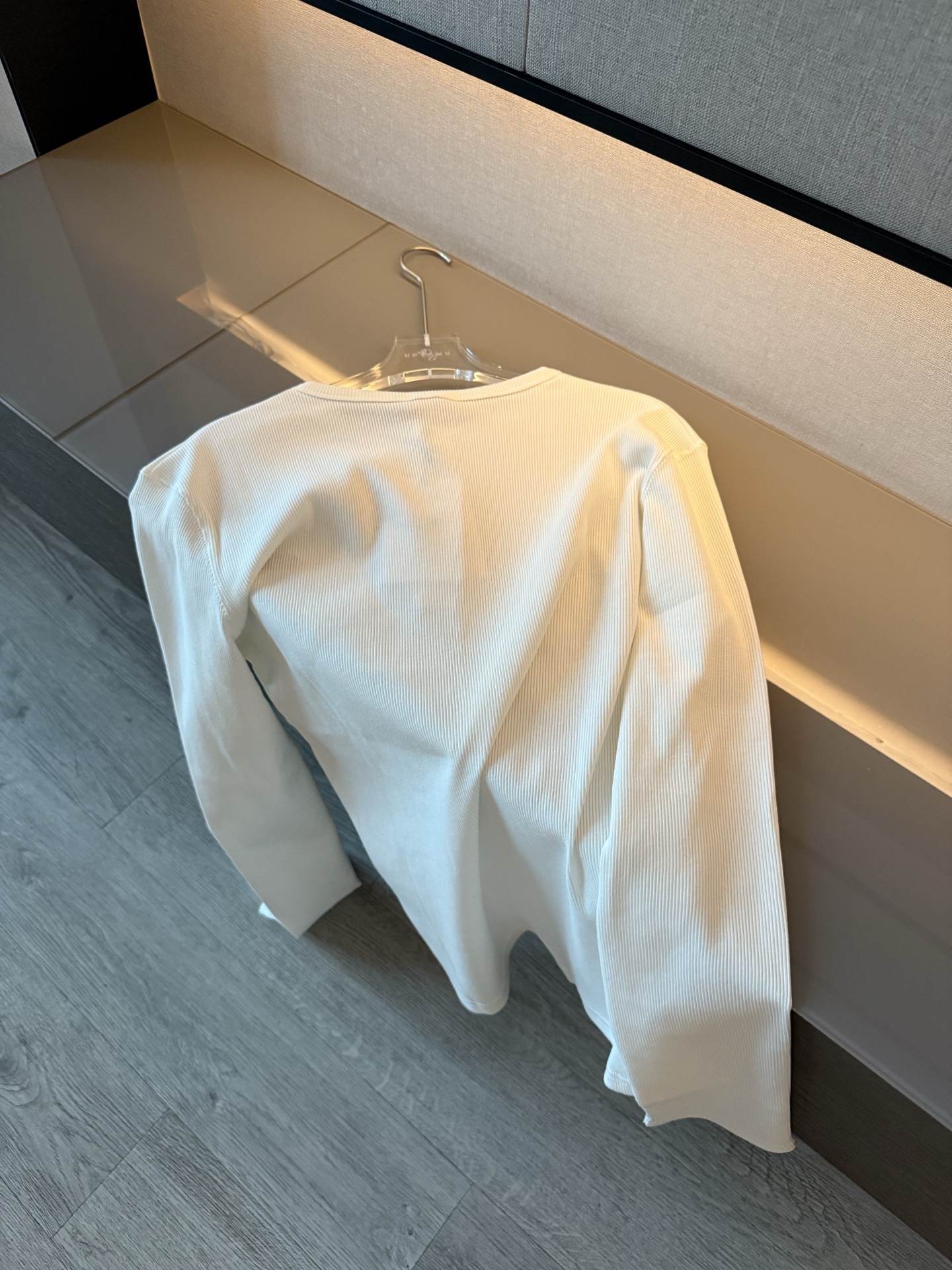 Miu Miu Ribbed Long Sleeve Top,Relaxed Fit ,Old Money Style,Black and White 5 i1754914505908 5670 0 3