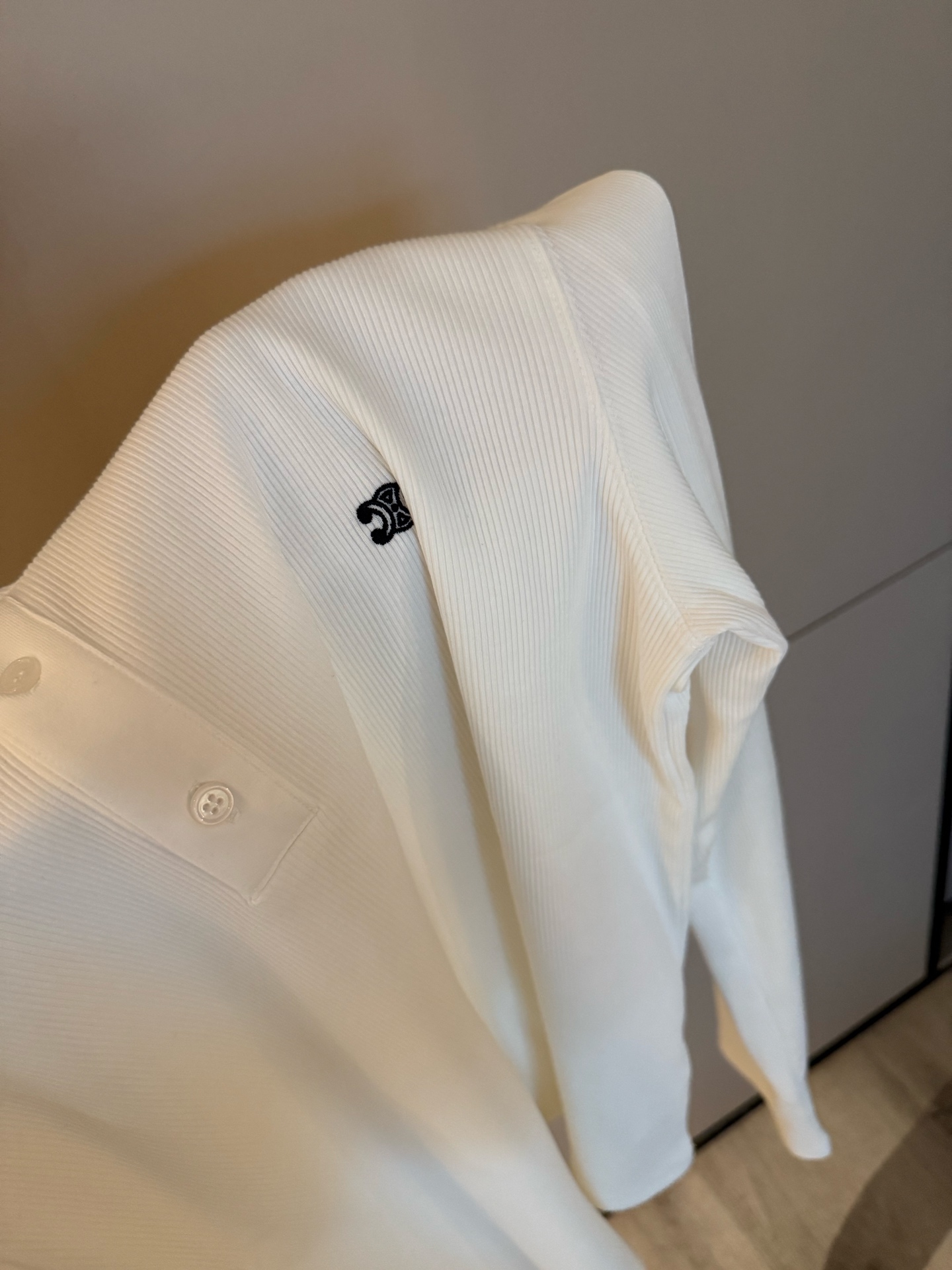 Miu Miu Ribbed Long Sleeve Top,Relaxed Fit ,Old Money Style,Black and White 6 i1754914506142 1252 0 4