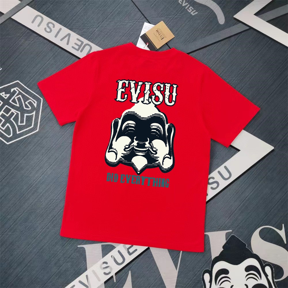 Evisu 2025 New Printed T-Shirt High Quality Cotton Unisex Tee 2 a1734197613528 4370
