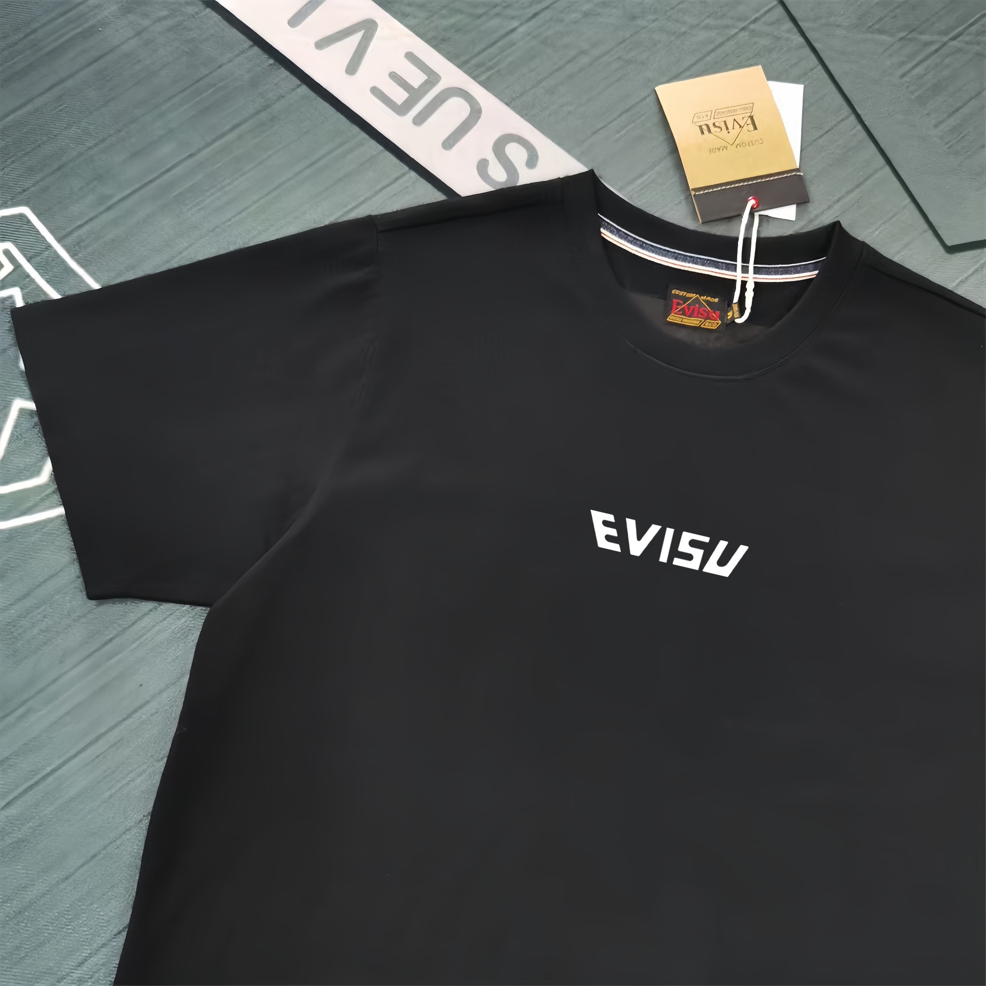 Evisu 2025 New Printed Cotton T-Shirt High Quality Unisex Loose Fit 4 a1734199299497 4555