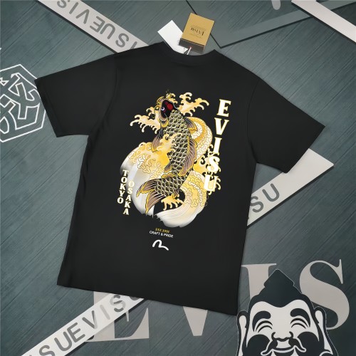Evisu 2025 New Printed T-Shirt High Quality Cotton Double Yarn Unisex 1 Evisu 2025 New Printed T-Shirt High Quality Cotton Double Yarn Unisex