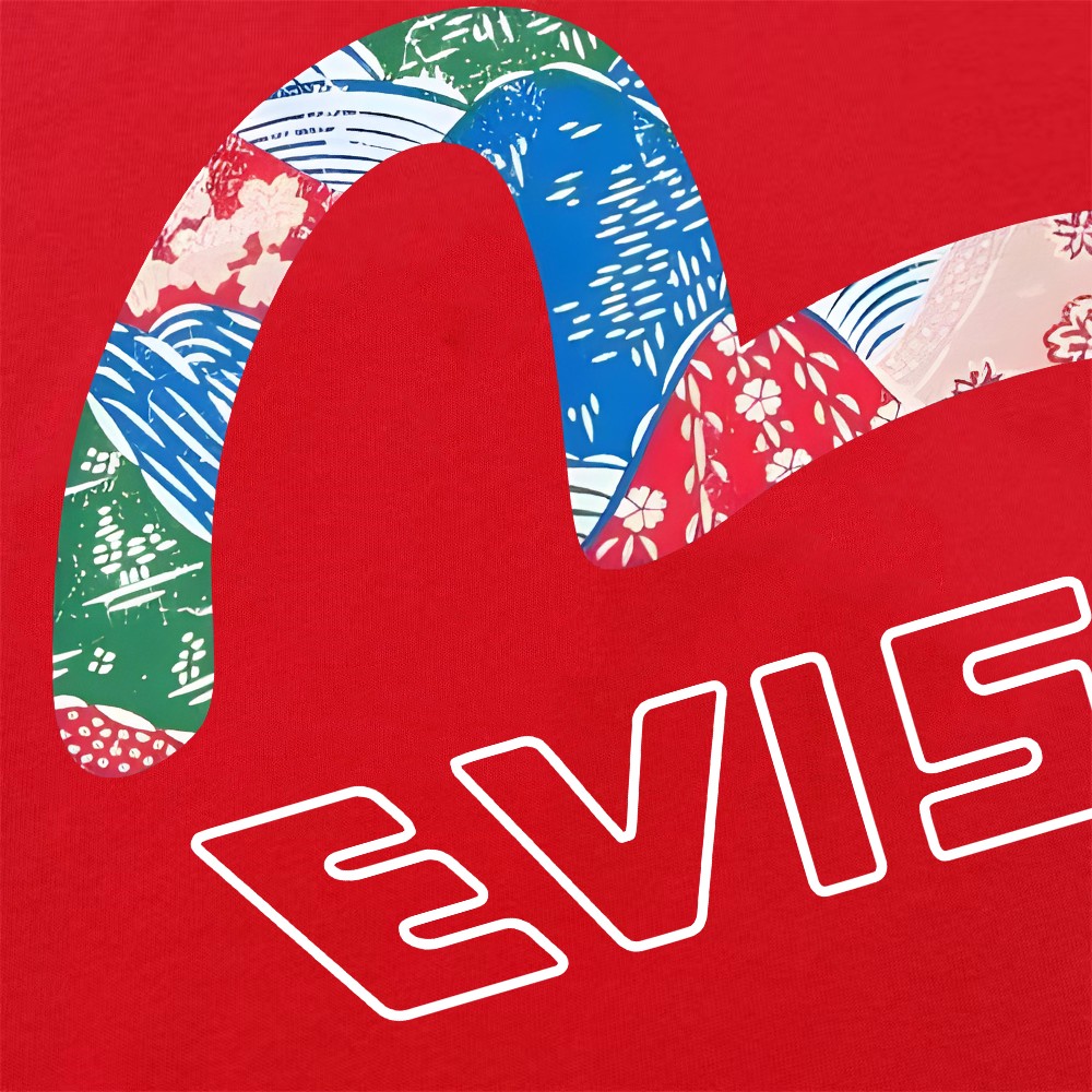 Evisu 2025 New Printed Cotton T-Shirt for Men and Women 5 a1740333133842 5063