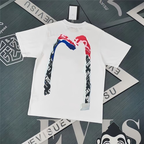 T-shirt Imprimé Evisu 2025 Coton Double Fil 300g Coupe Ample Unisexe 1 T-shirt Imprimé Evisu 2025 Coton Double Fil 300g Coupe Ample Unisexe