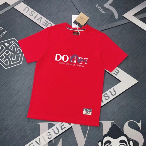 Evisu تي شيرت بطبعة "Doubt" قطن 100%، تصميم عصري ومريح 1 Evisu تي شيرت بطبعة "Doubt" قطن 100%، تصميم عصري ومريح