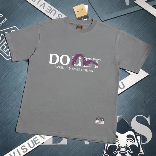 Evisu T-Shirt Imprimé 2025 en Coton Double Fil de Haute Qualité 1 Evisu T-Shirt Imprimé 2025 en Coton Double Fil de Haute Qualité
