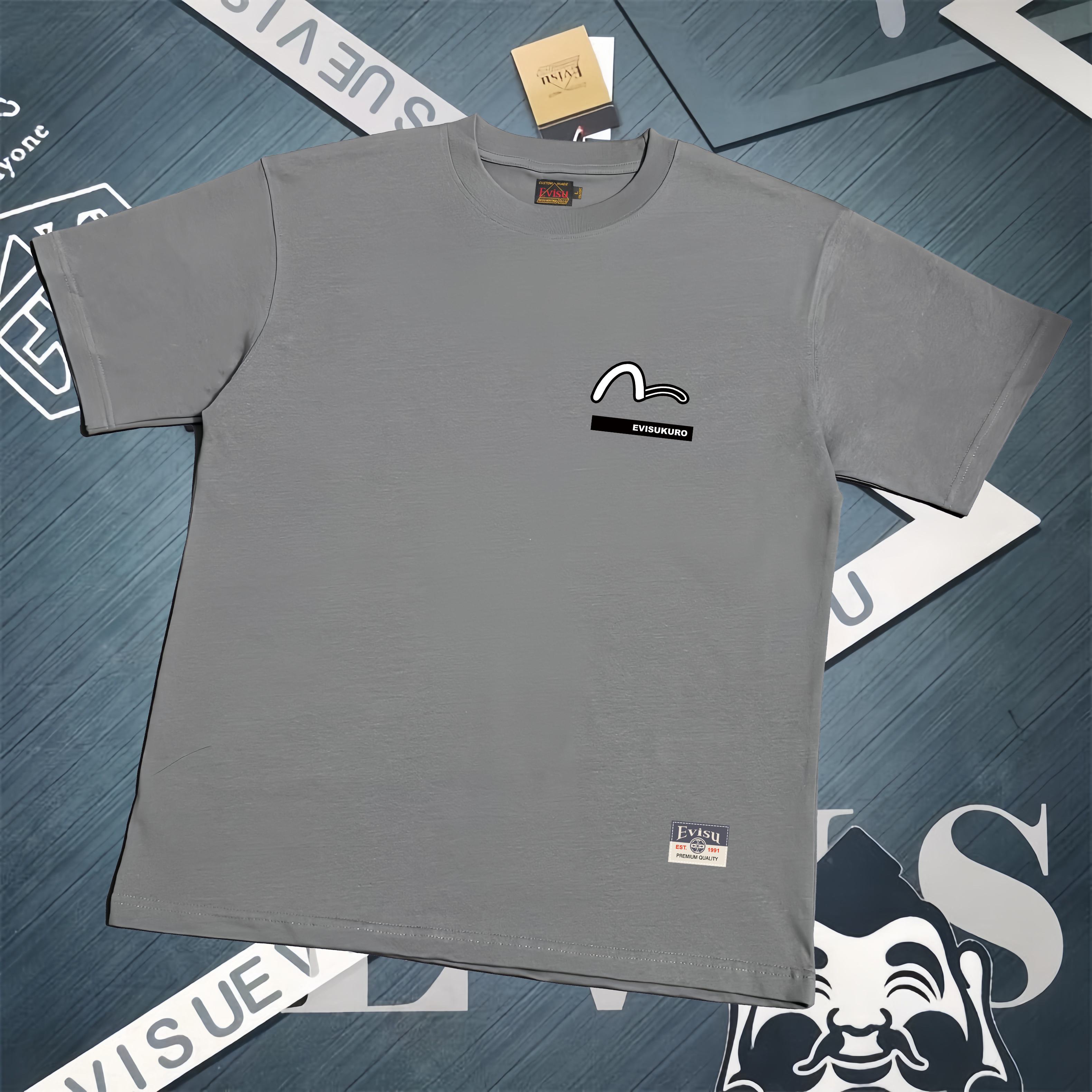 Evisu 2025 New Printed Cotton T-Shirt for Men and Women 3 a1741198562446 0710