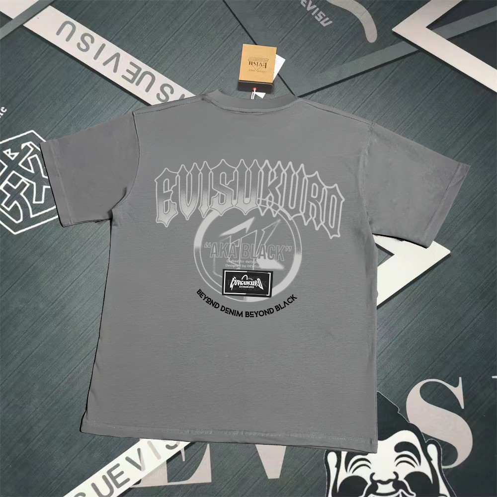 Evisu 2025 New Printed Cotton T-Shirt for Men and Women 2 a1741198563109 8660