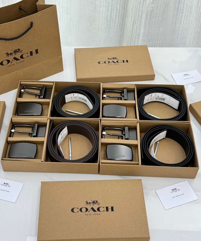 Coach Men's Reversible Belt - Tie 2