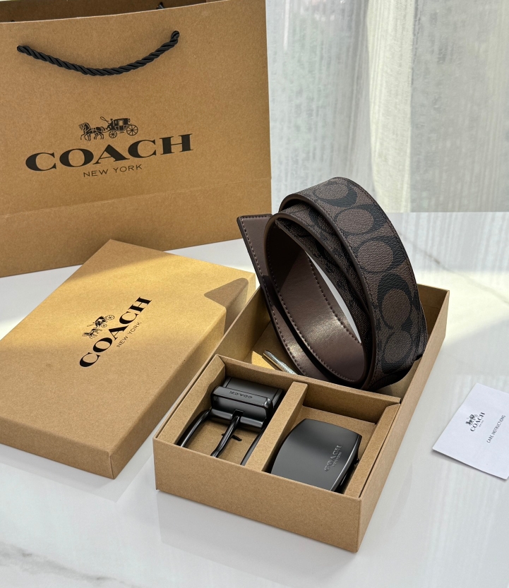Coach Men's Reversible Belt - Tie 6