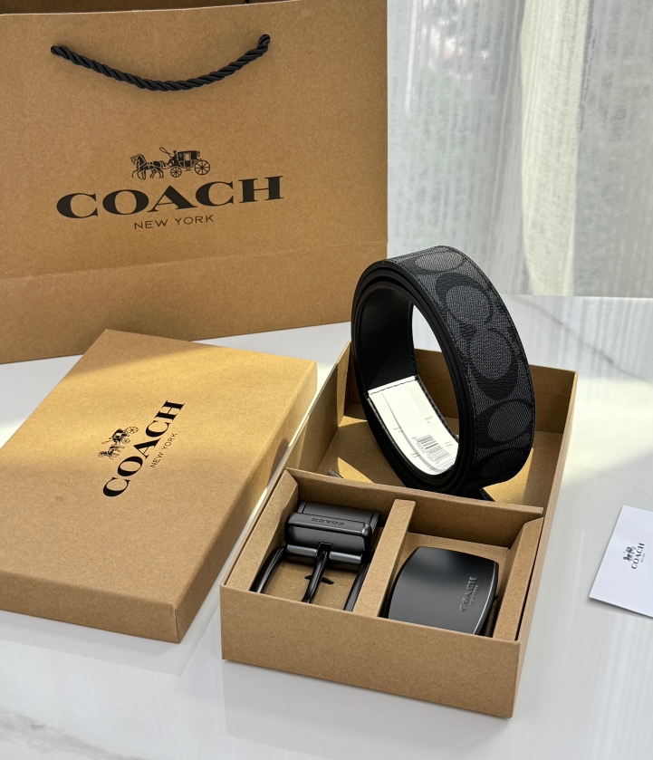Coach Men's Reversible Belt - Tie 8