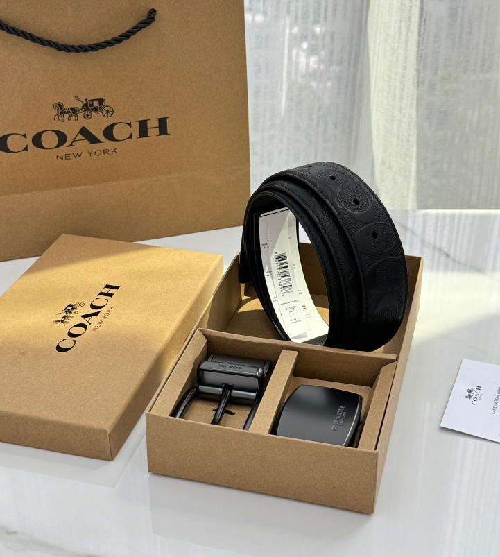 Coach Men's Reversible Belt - Tie 9