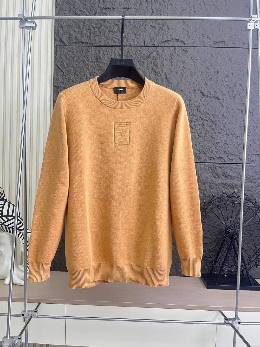 Fendi Tan Crewneck Sweater