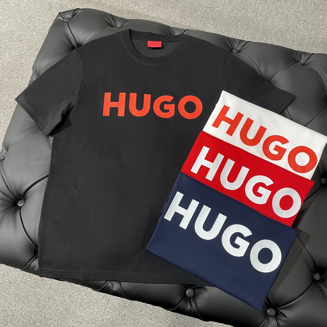 HUGO Cotton Crew Neck T-Shirt - Breathable, Stylish, and Comfortable 4 i1733069280 2976 3