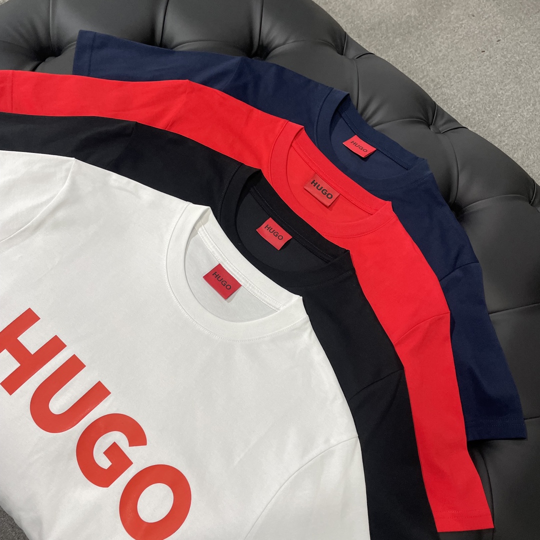 HUGO Cotton Crew Neck T-Shirt - Breathable, Stylish, and Comfortable 10 i1733069280 4525 5