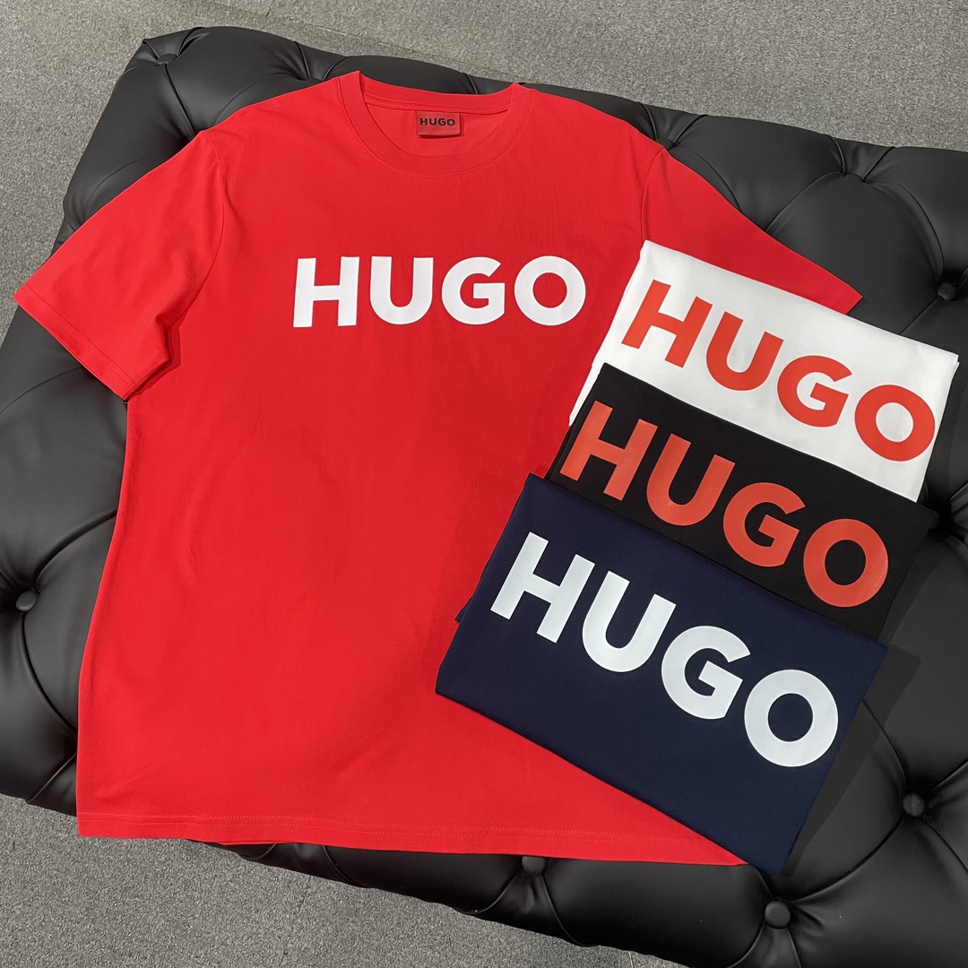 HUGO Cotton Crew Neck T-Shirt - Breathable, Stylish, and Comfortable 2 i1733069280 8708 6