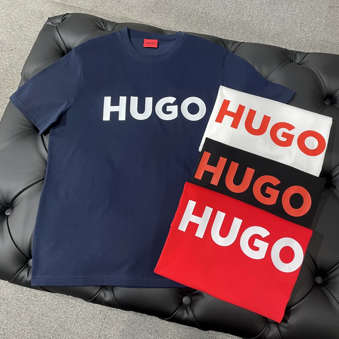 HUGO Cotton Crew Neck T-Shirt - Breathable, Stylish, and Comfortable 3 i1733069280 9749 2
