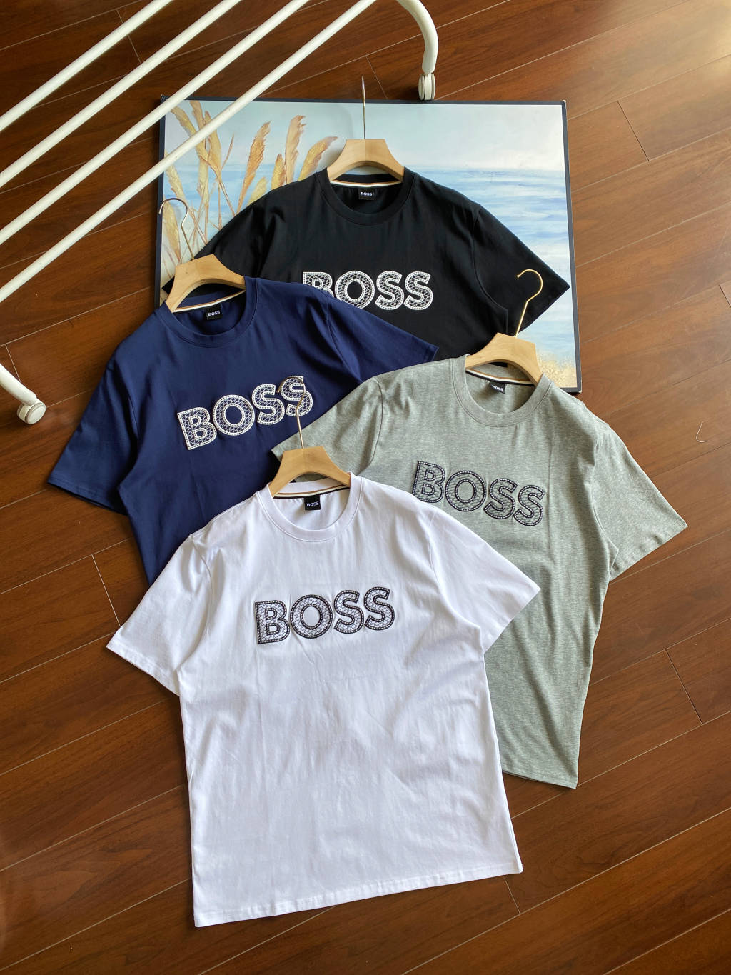 BOSS Men's Cotton Crew Neck T-Shirt - Available in Multiple Colors 3 i1744342224840 241 0 1