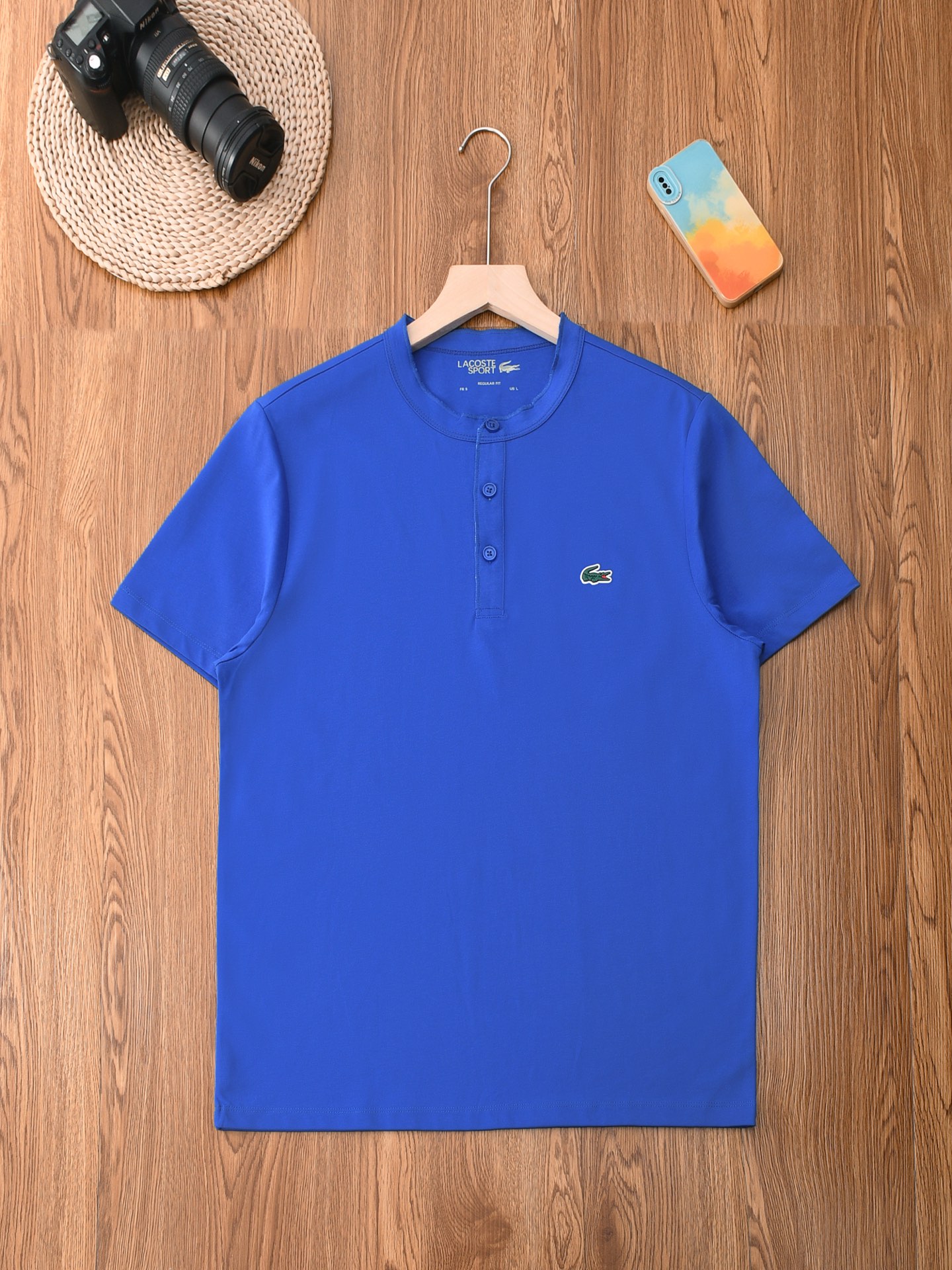 Lacoste Men's 26 Plain Cotton Crew Neck T-Shirt - LA-3861 Summer Collection 4 i1746675282882 3803 0 2
