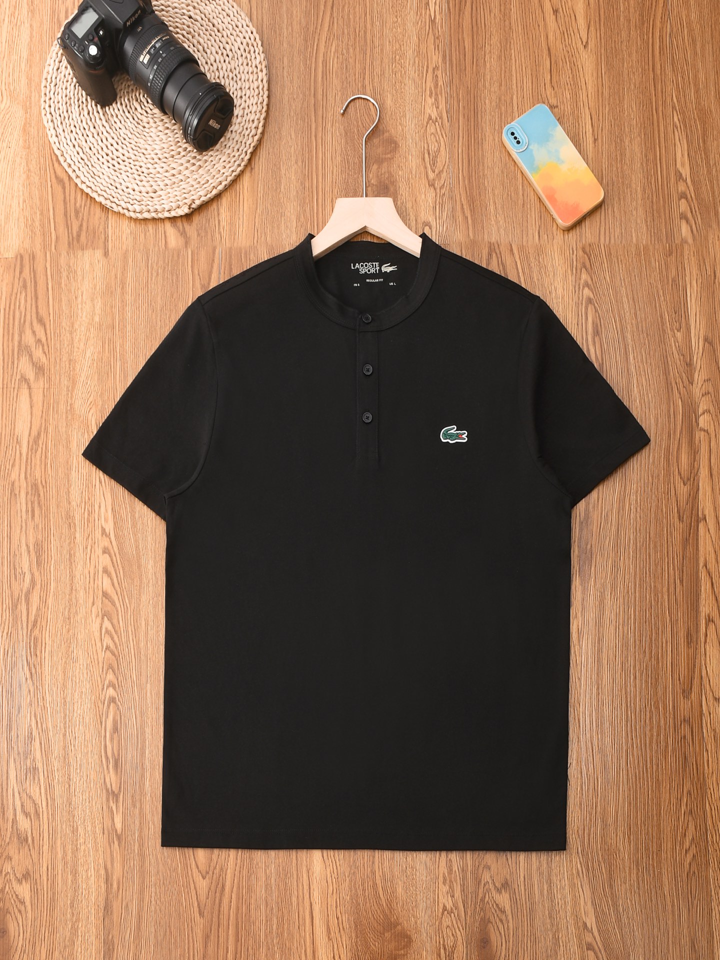 Lacoste Men's 26 Plain Cotton Crew Neck T-Shirt - LA-3861 Summer Collection 9 i1746675282912 1498 0 7