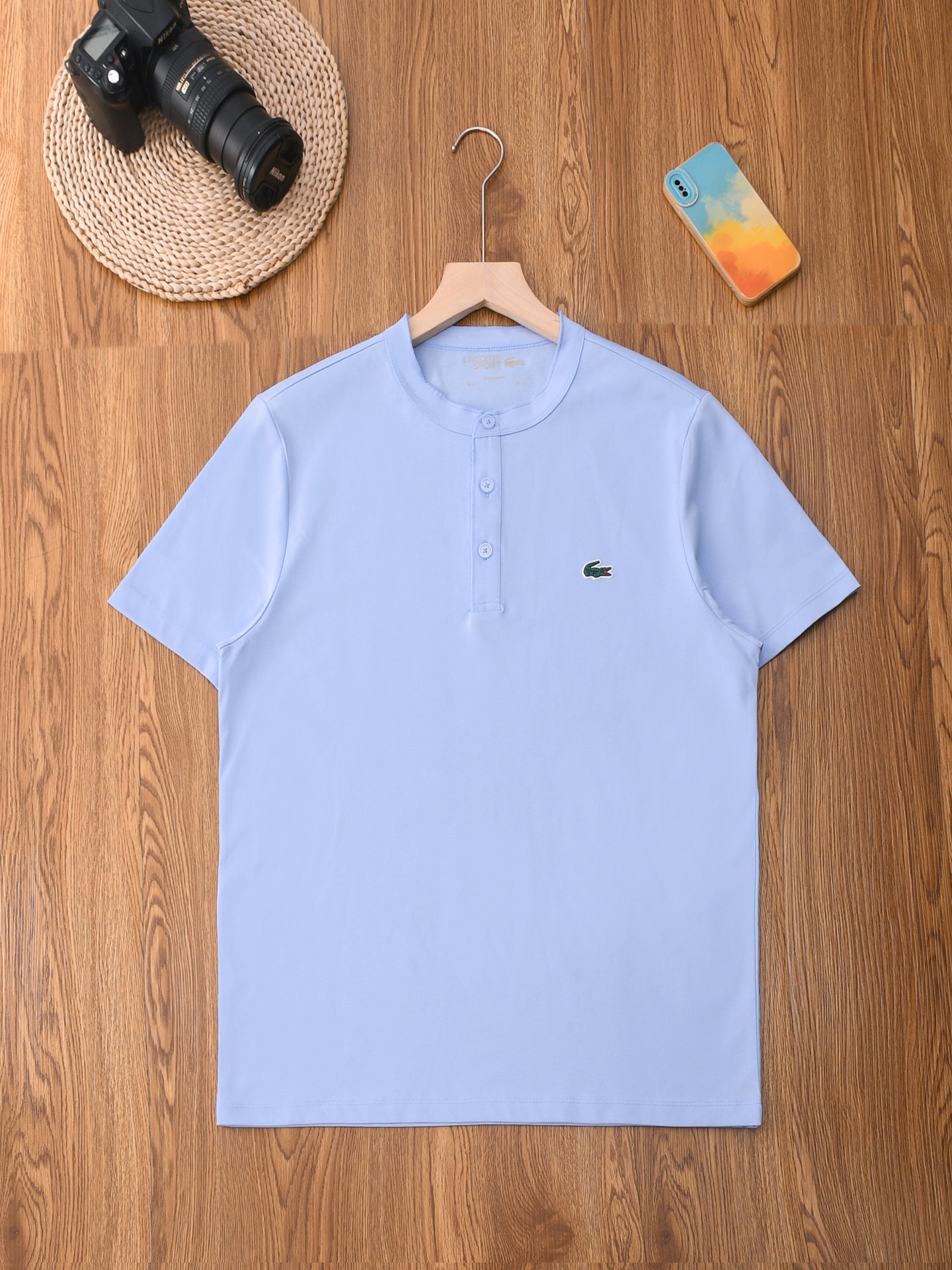 Lacoste Men's 26 Plain Cotton Crew Neck T-Shirt - LA-3861 Summer Collection 7 i1746675282945 5966 0 5