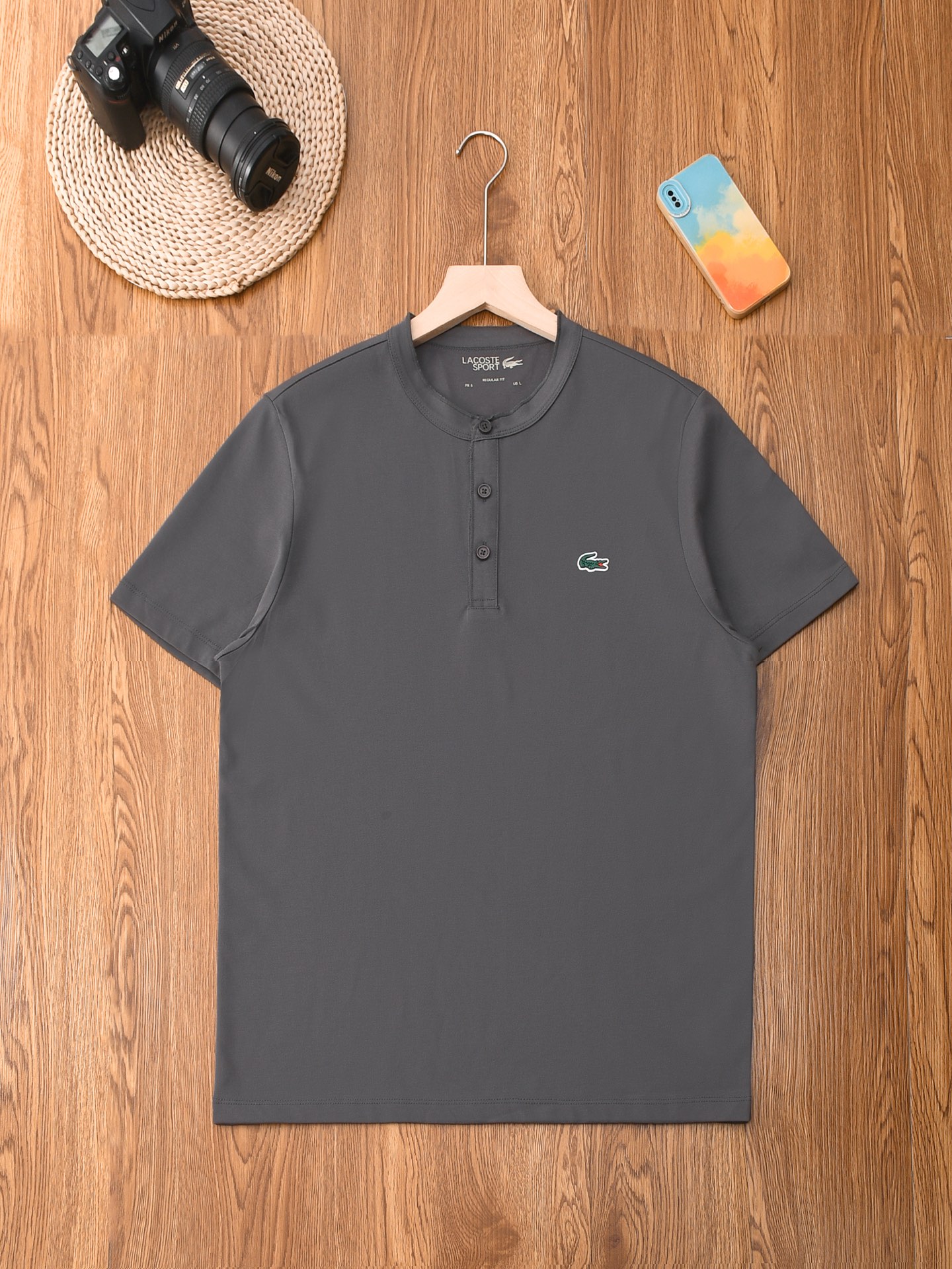 Lacoste Men's 26 Plain Cotton Crew Neck T-Shirt - LA-3861 Summer Collection 5 i1746675287026 9360 0 3