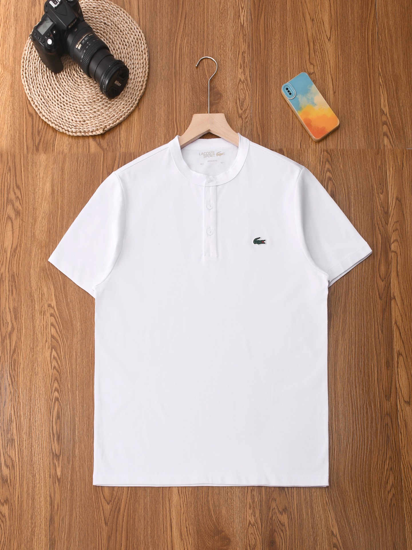 Lacoste Men's 26 Plain Cotton Crew Neck T-Shirt - LA-3861 Summer Collection 6 i1746675287043 7094 0 4