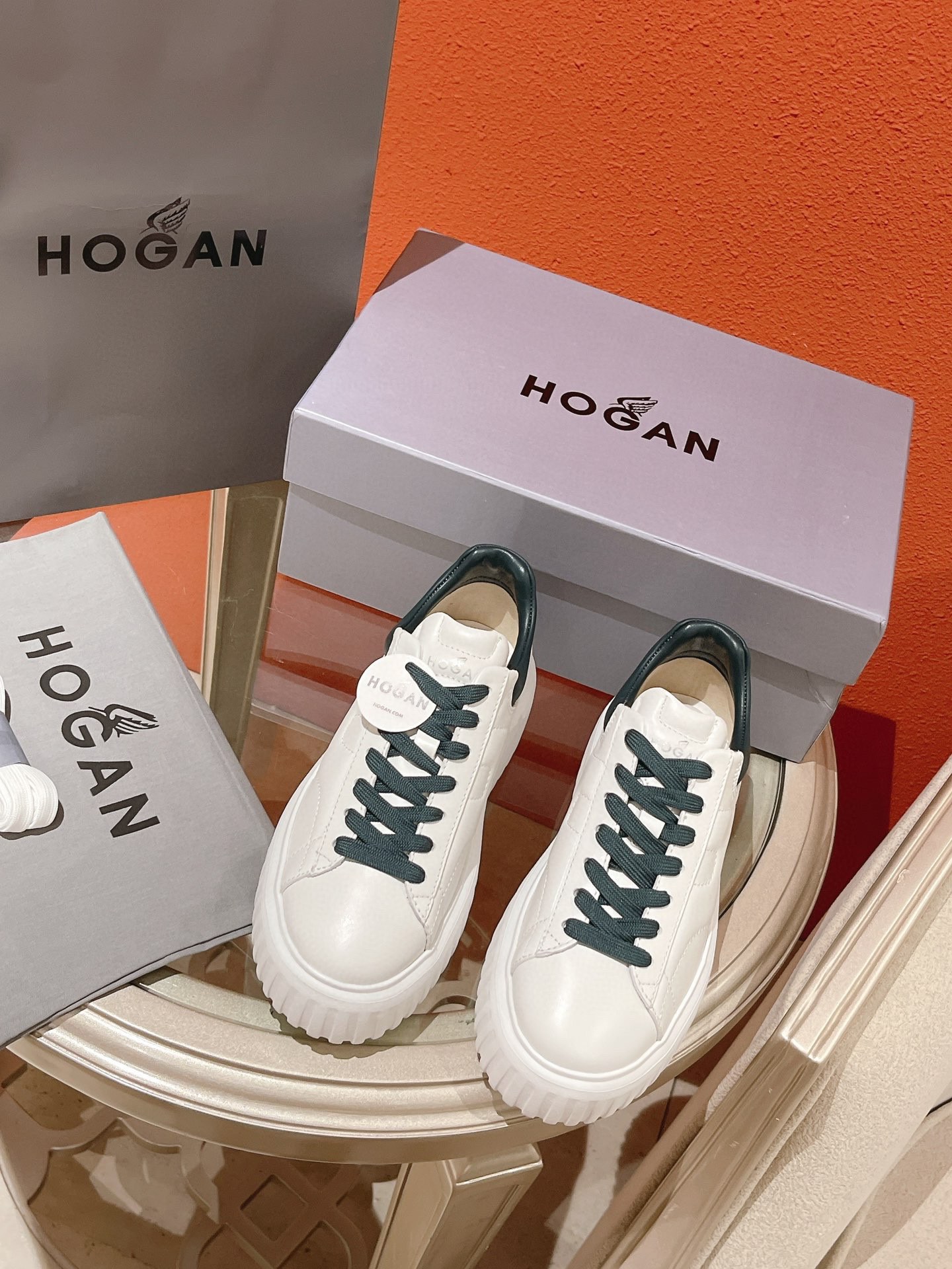 Hogan Shoes Sneakers Calfskin Cotton Cowhide Lambskin Sheepskin Fall/Winter Collection Sweatpants