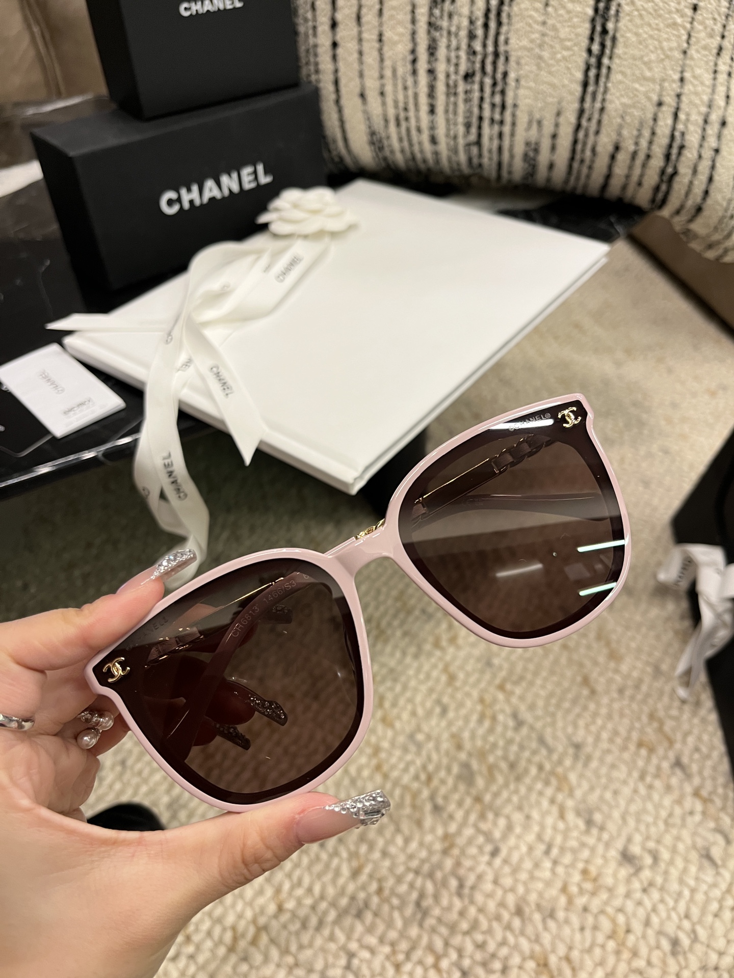 Chanel Zonnebrillen AAA Replica Designer
 Weven Vintage