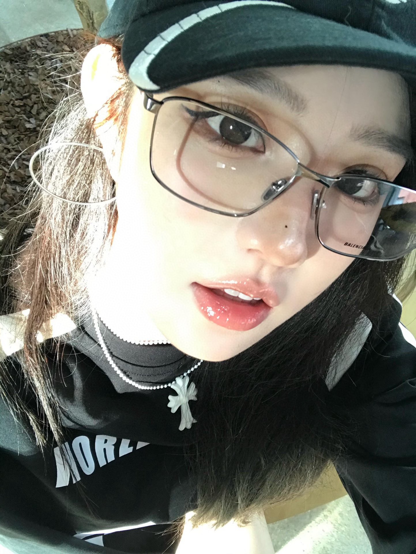 balencig清冷mm我悟了高级未来感小银框我好iiiiiibalencig斯文败类眼镜子拿捏️井柏然