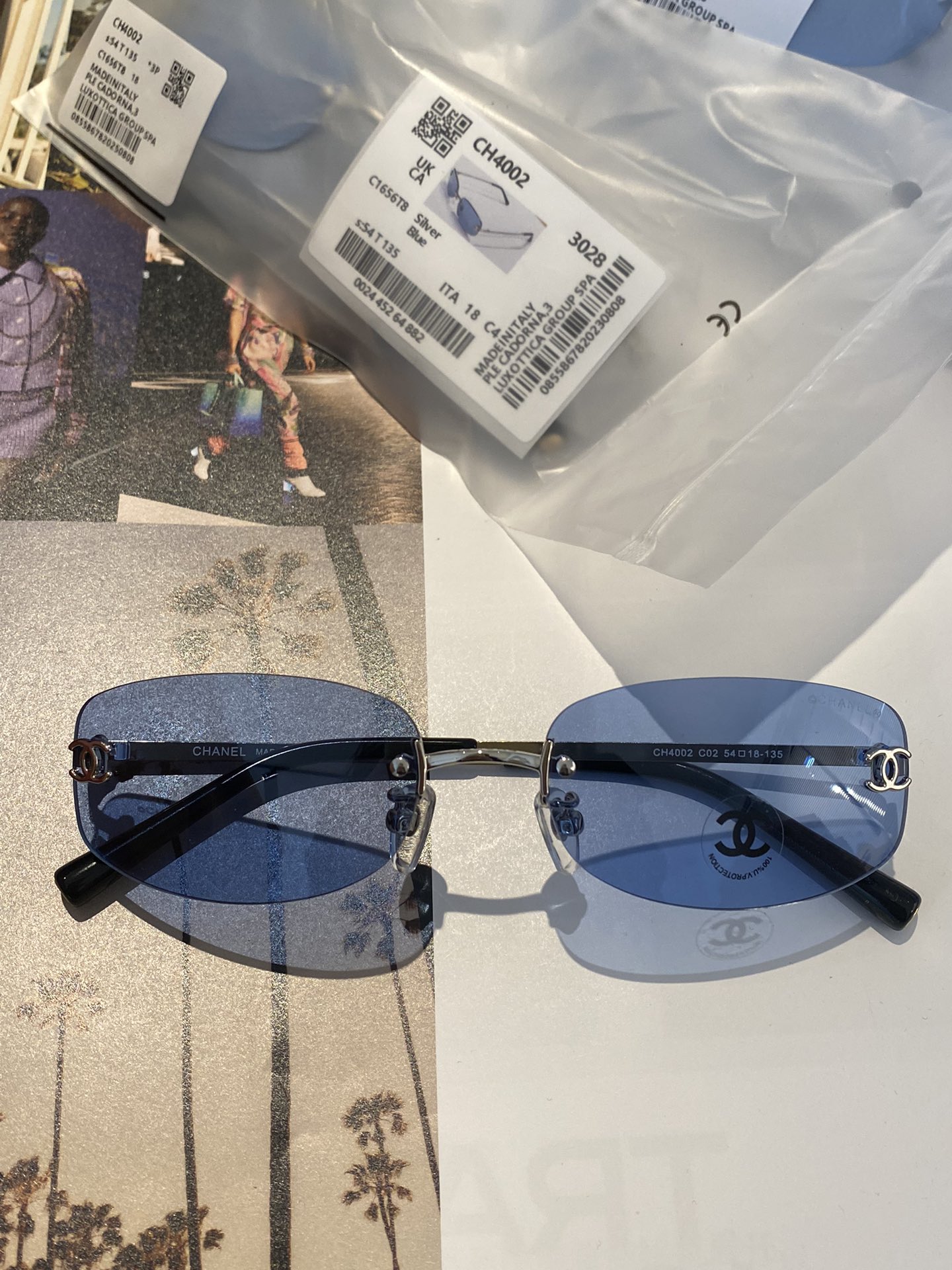  💙jennie with chanel vintage🕶️
🕶️ch4002  被妮神带。的中古香奶奶