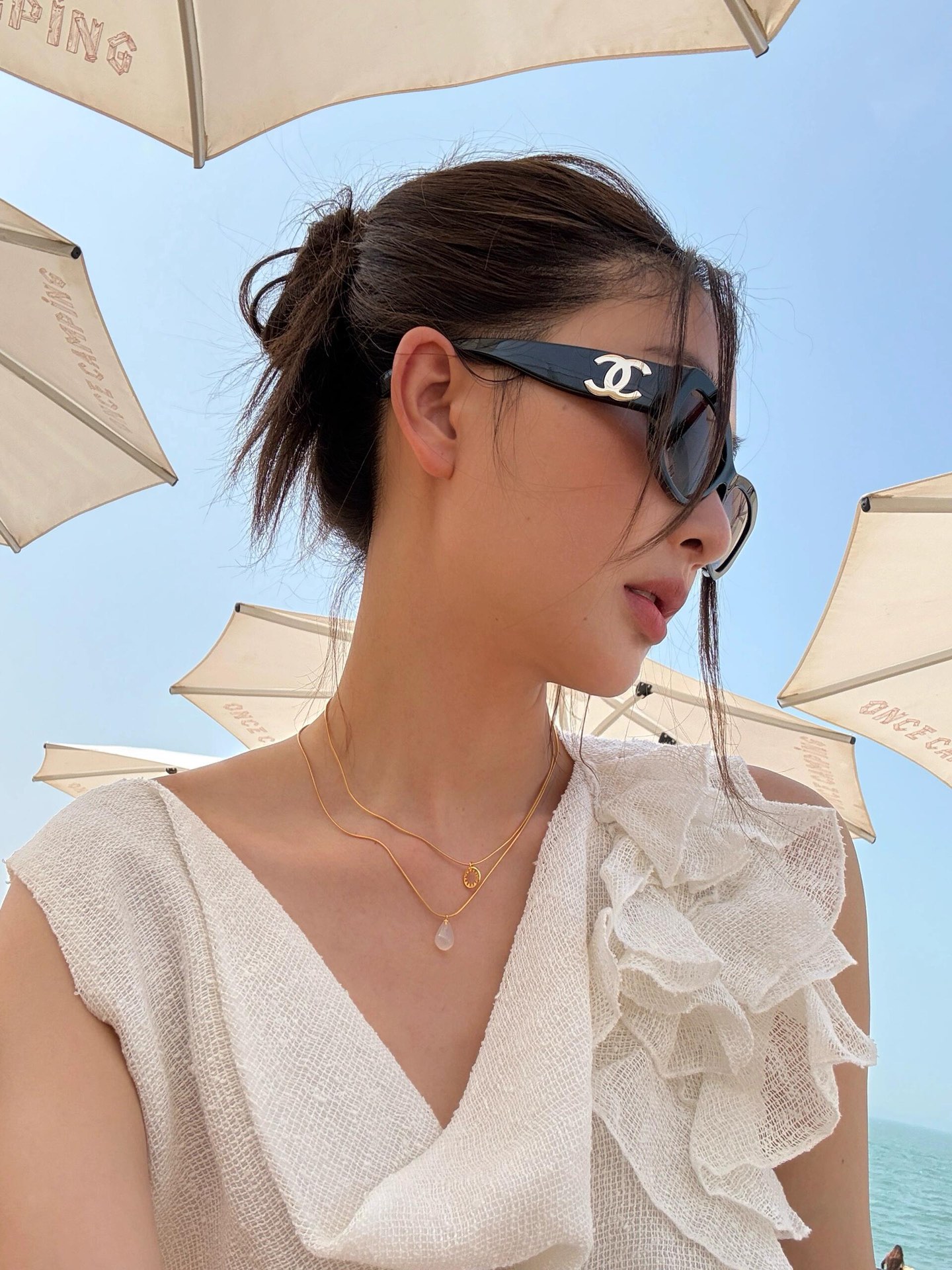 🕶️ch5493 negro té, súper vendido Chanel, clásico y versátil🧉