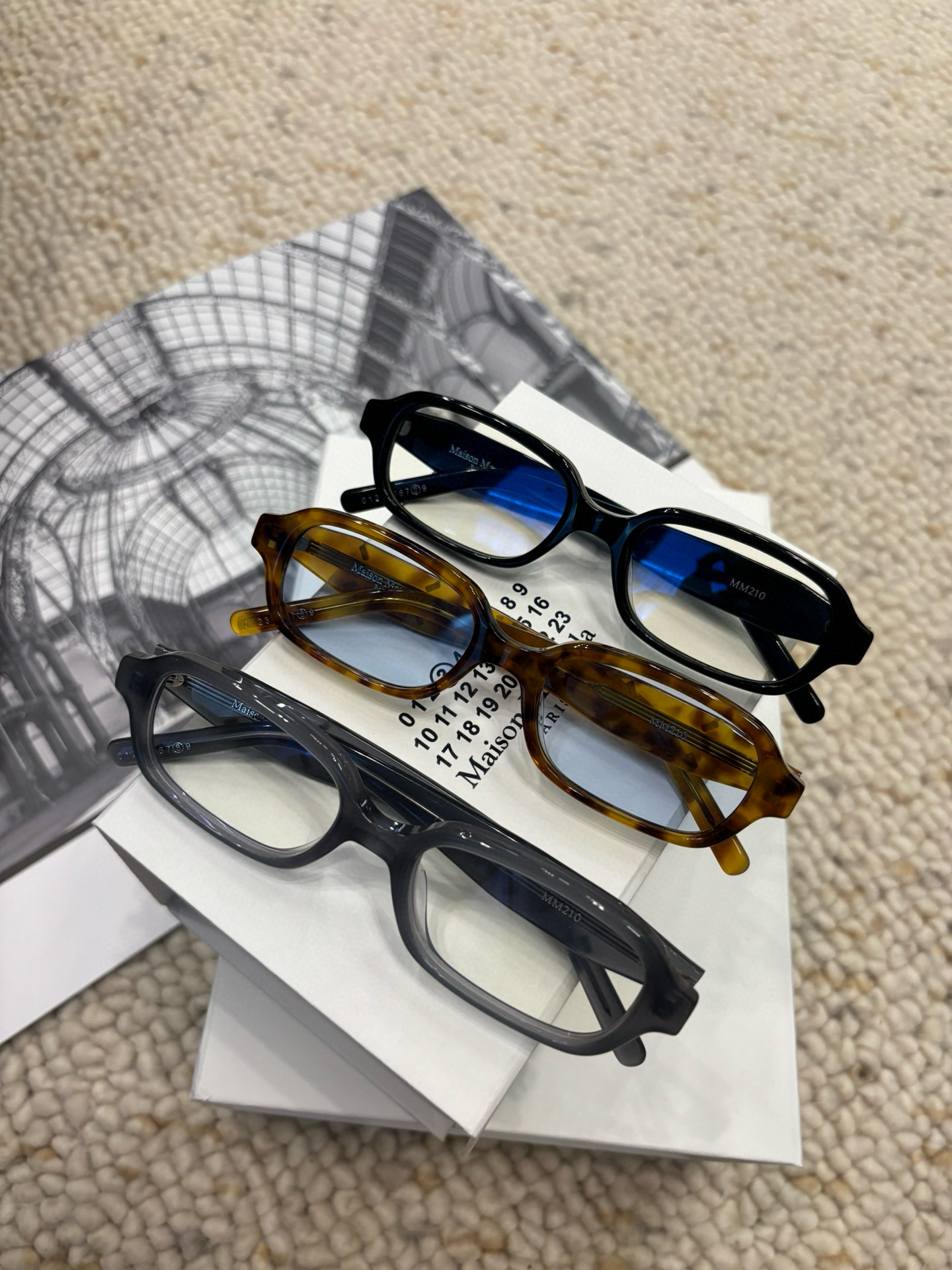 Gentle Maison Margiela Collaboration Acetate Square Glasses