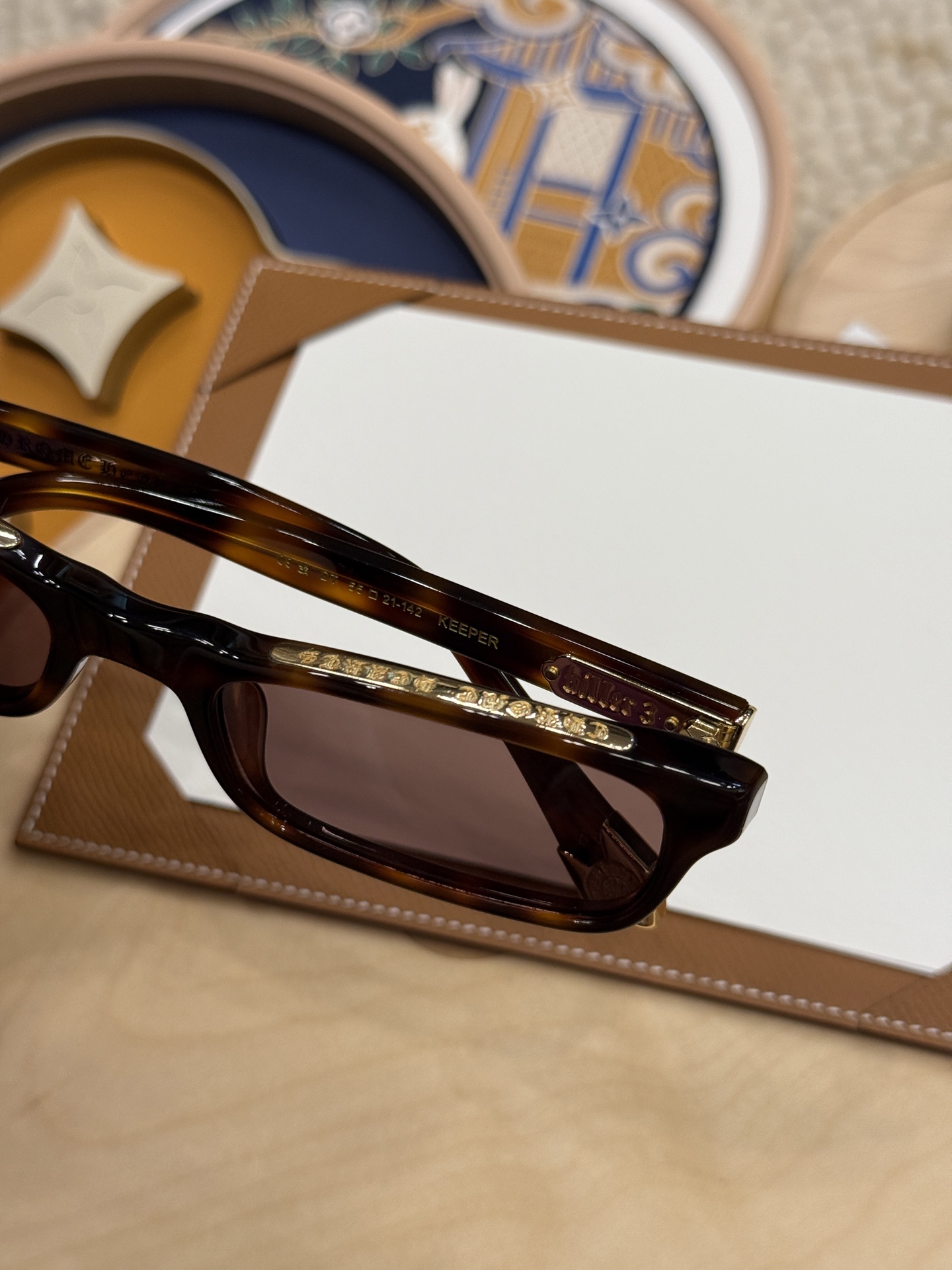 𝘾𝙝𝙧𝙤𝙢𝙚 𝙃𝙚𝙖𝙧𝙩𝙨上新🔥【KEEPER】【55口21-142】克罗心重工新品板材墨镜上新 潮人最