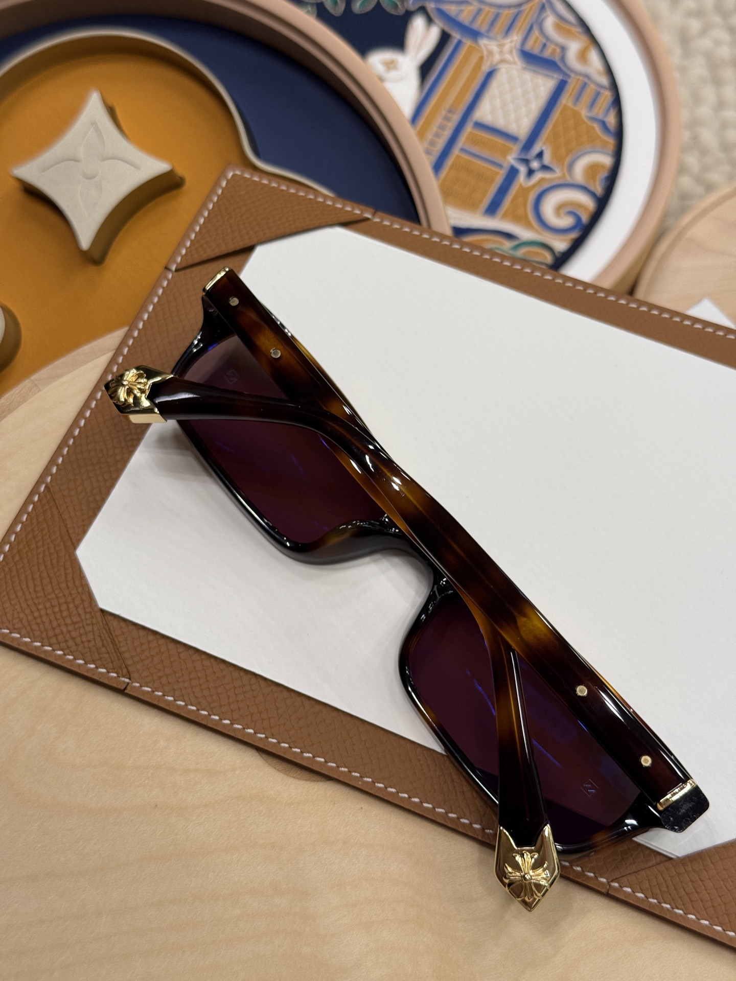 𝘾𝙝𝙧𝙤𝙢𝙚 𝙃𝙚𝙖𝙧𝙩𝙨上新🔥【KEEPER】【55口21-142】克罗心重工新品板材墨镜上新 潮人最