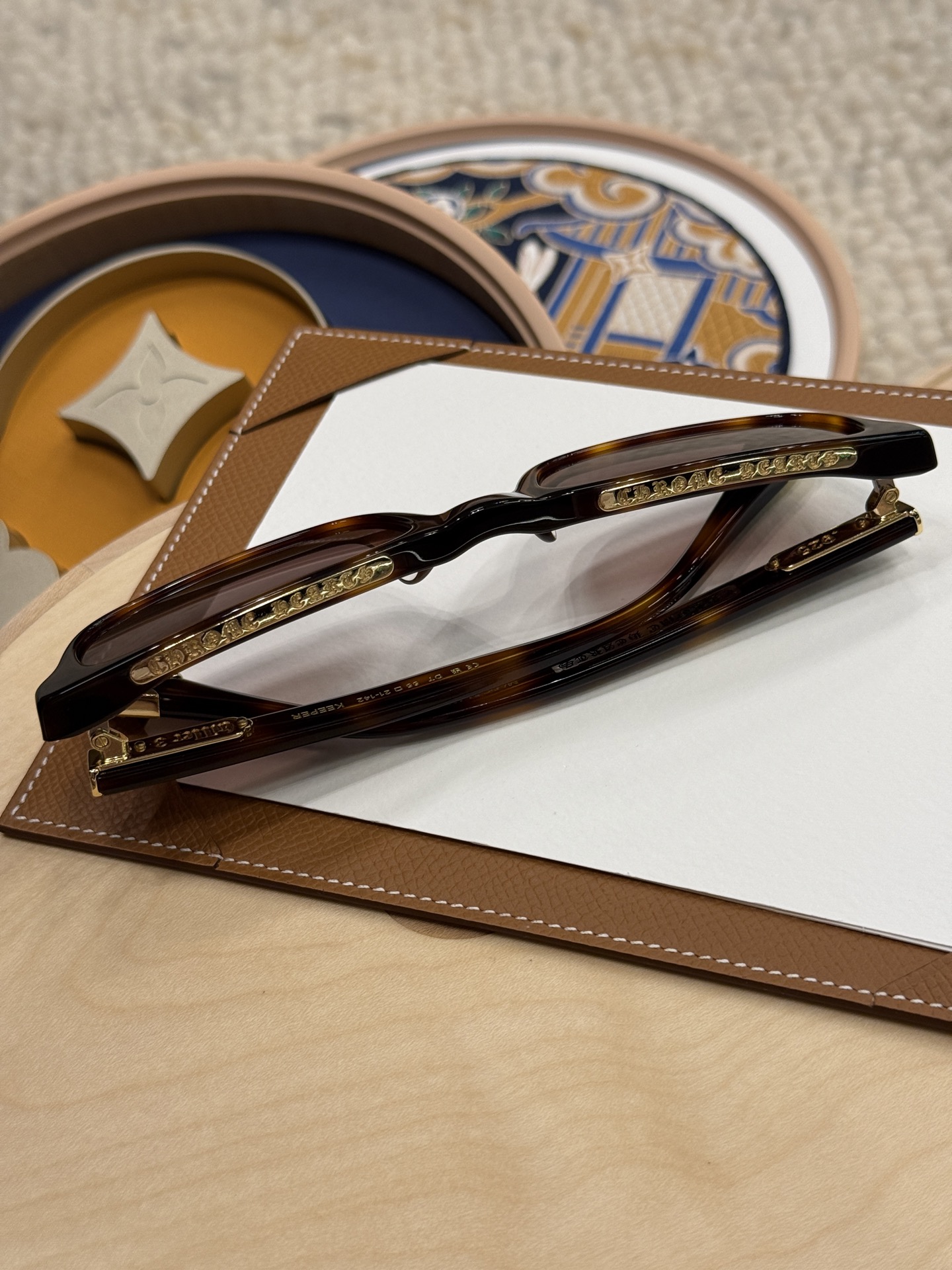 𝘾𝙝𝙧𝙤𝙢𝙚 𝙃𝙚𝙖𝙧𝙩𝙨上新🔥【KEEPER】【55口21-142】克罗心重工新品板材墨镜上新 潮人最