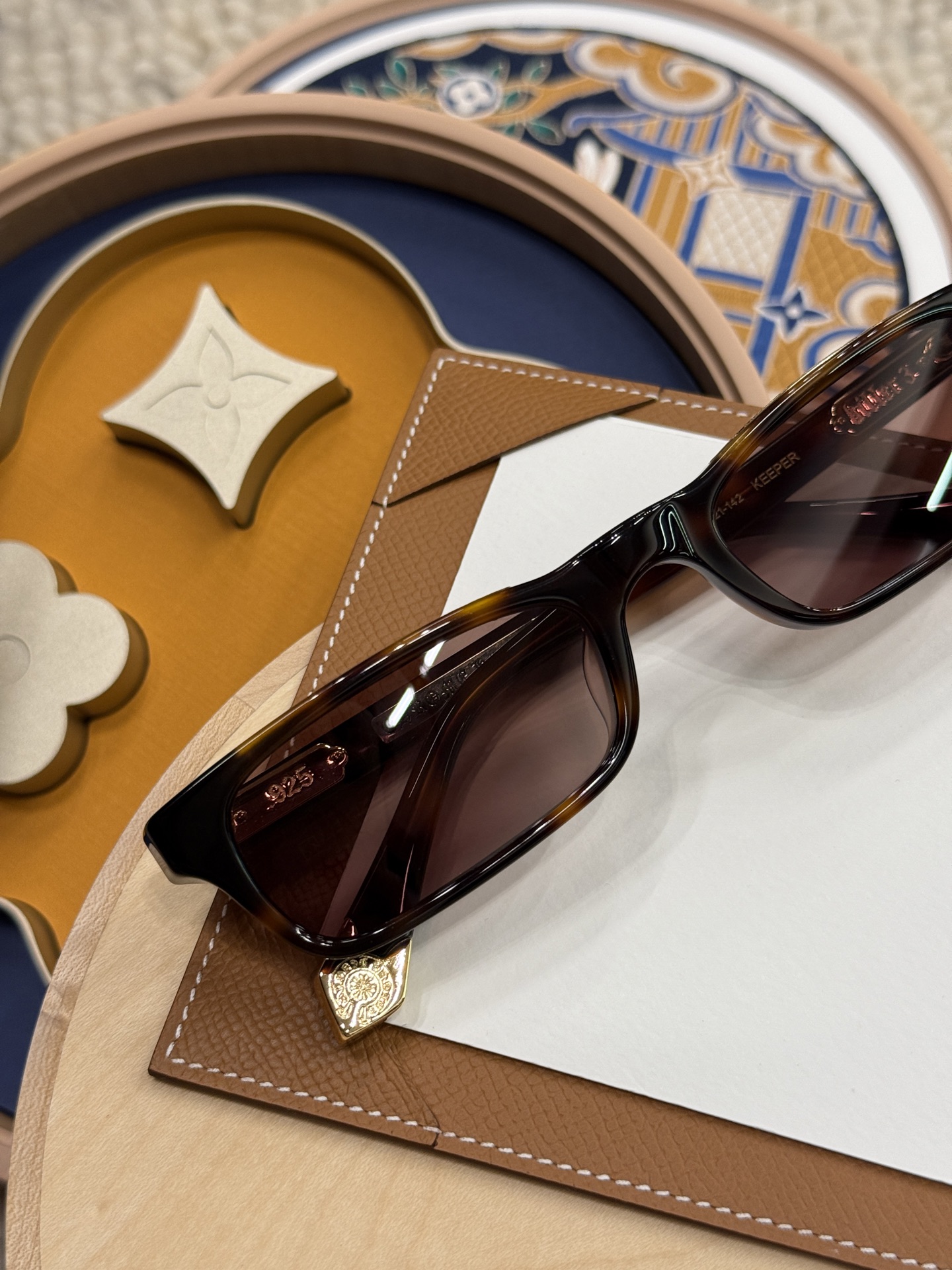 𝘾𝙝𝙧𝙤𝙢𝙚 𝙃𝙚𝙖𝙧𝙩𝙨上新🔥【KEEPER】【55口21-142】克罗心重工新品板材墨镜上新 潮人最