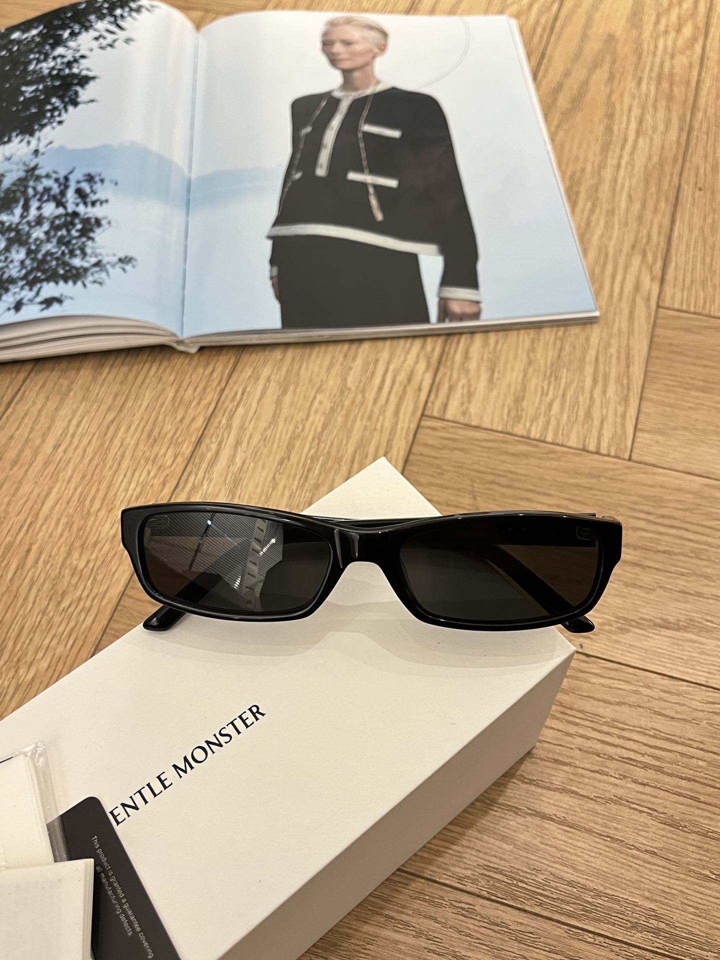 GENTLE MONSTER Sunglasses Acetate Rectangular