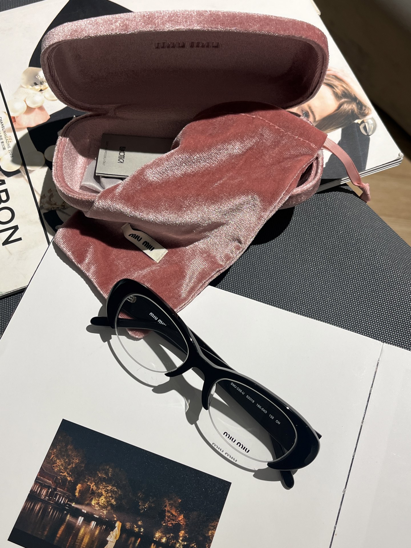 MIUMIU Half-Rim Glasses SMU C05