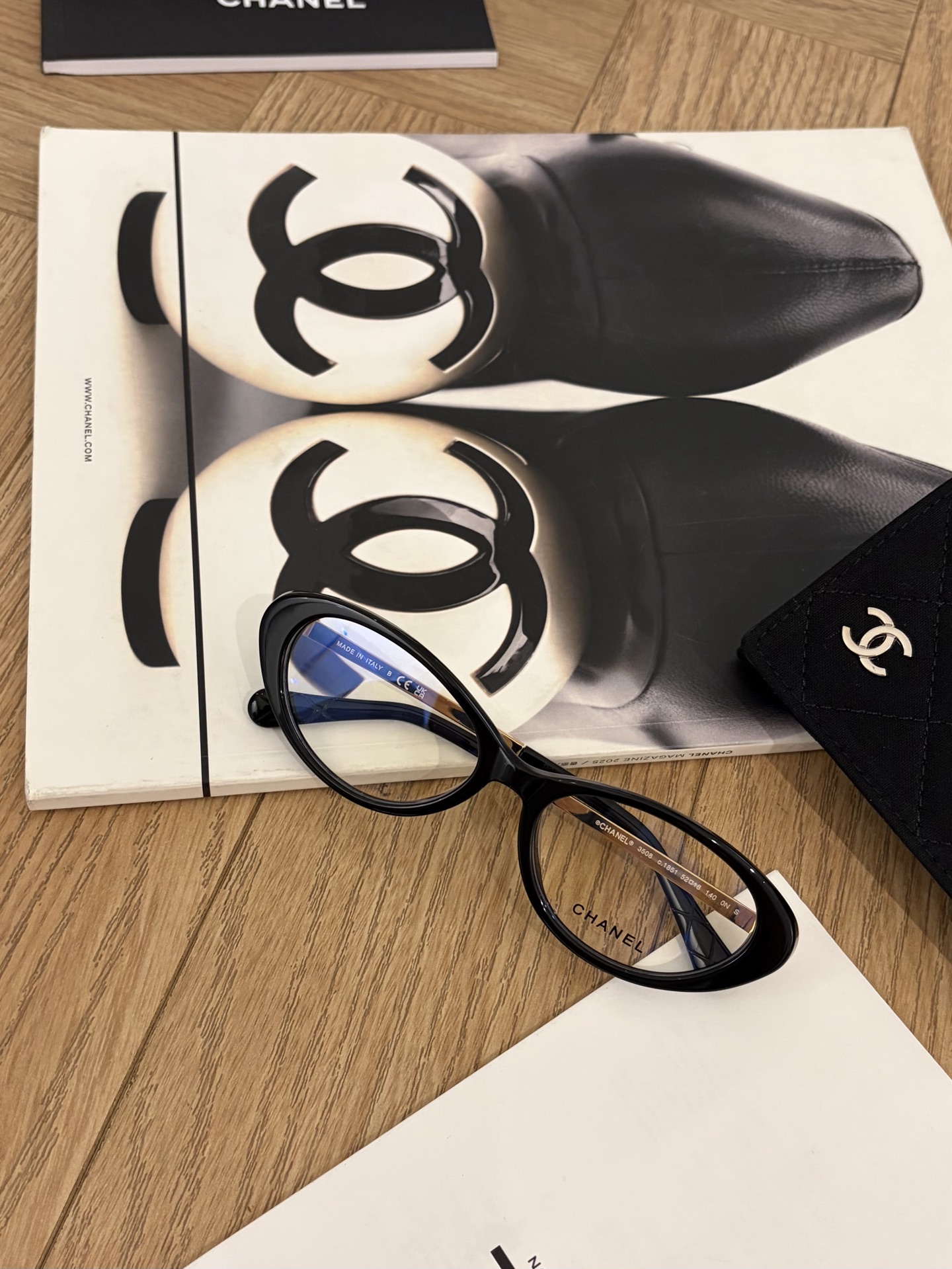 Chanel Cat Eye Acetate Optical Frame