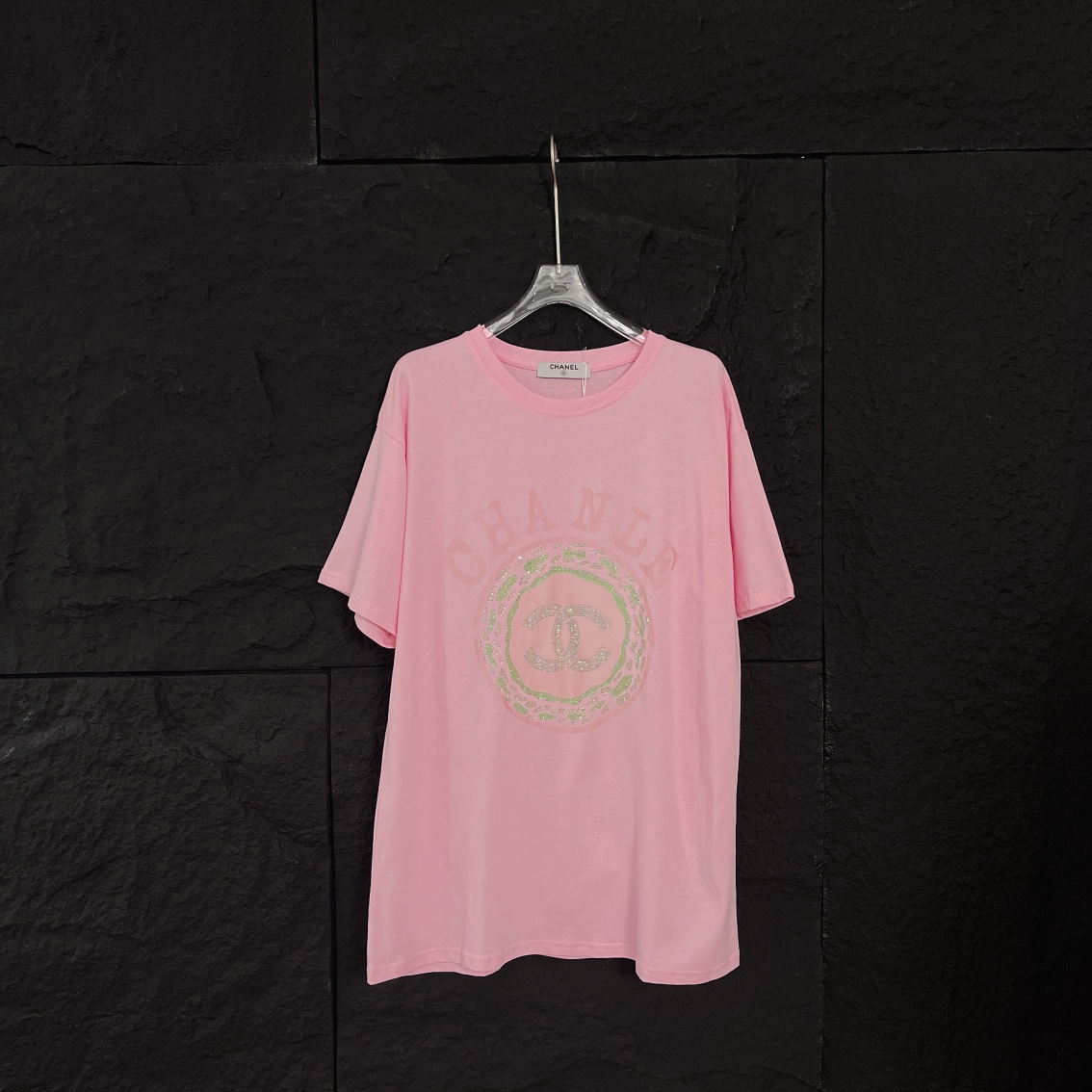 Chanel Clothing T-Shirt Pink White Summer Collection Short Sleeve