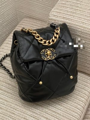 Chanel Bags Backpack Black Chains